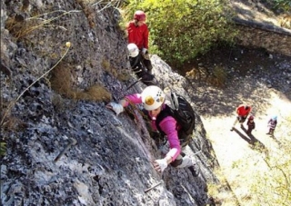  Via ferrata with the family